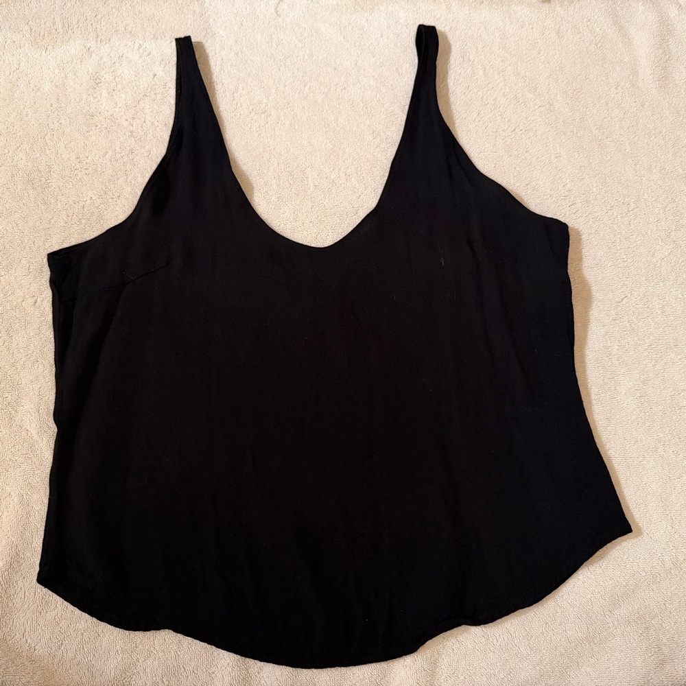 Reformation Black Camisole Top